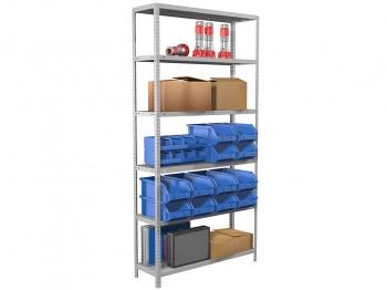 Стеллаж металлический MS Standart 200/100х40/6