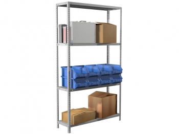 Стеллаж металлический MS Standart 185/100х40/4